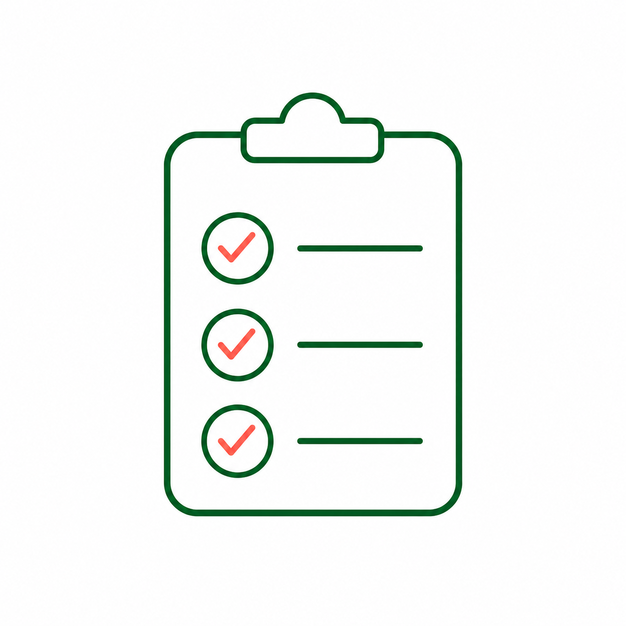 Illustration of a checklist for noticing what works.